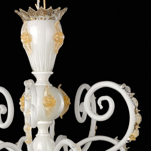 "Contessa" lustre en verre de Murano - 6 lumieres