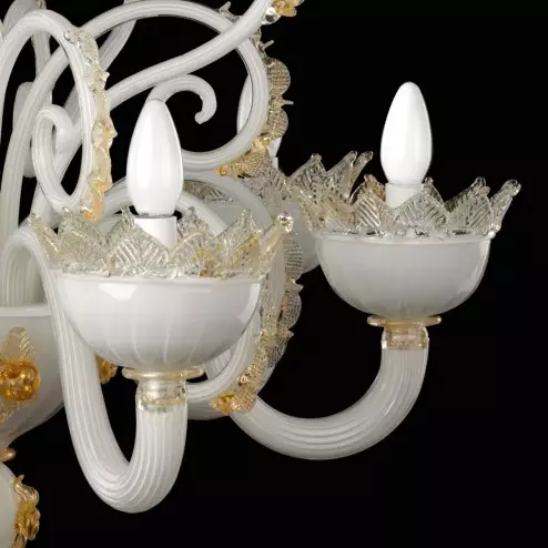 "Contessa" Murano glass chandelier - 6 lights