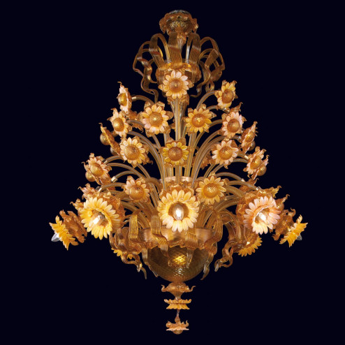 "Daisy" Murano glass chandelier