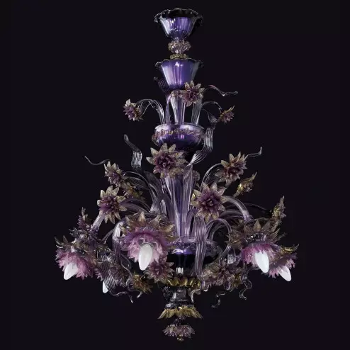 "Cersei" Murano glass chandelier - 6 lights