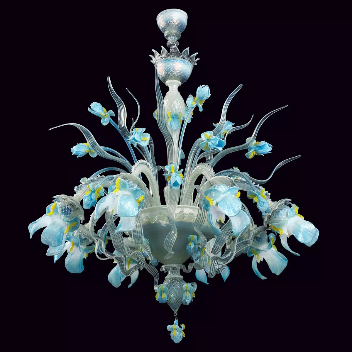 "Elsa" Murano glass chandelier - 8 lights