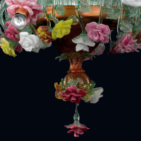 "Beatrice" Murano glass chandelier - 18 lights