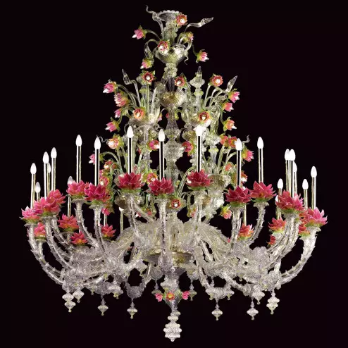"Padmina" Murano glass chandelier