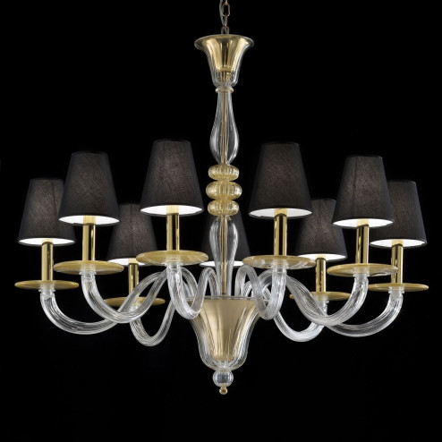 "Leda" Murano glass chandelier