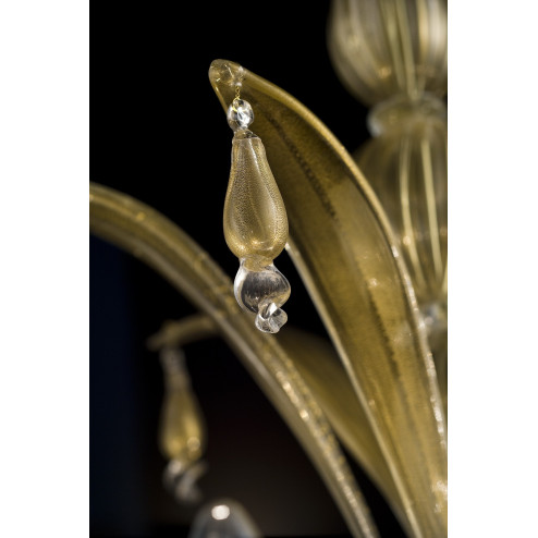 "Incanto"Murano glass chandelier - detail