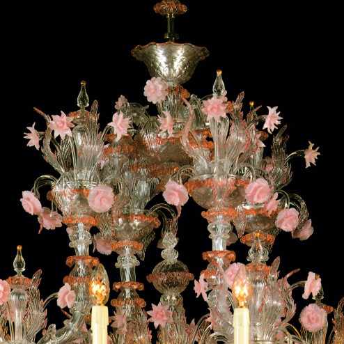 "Charlotte" Murano glass chandelier - 12 lights