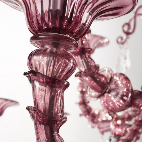 "Altea" Murano glass chandelier - 12+6+6 lights - amethyst