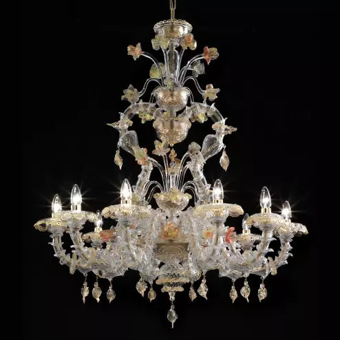 "Fondaco" Murano glass chandelier