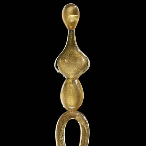 "Adamo" Murano glass sculpture - all gold