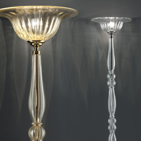"Roma" Murano glass floor lamp