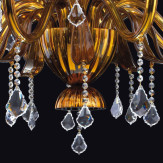 "Riace" lampara de araña de Murano - 8 luces