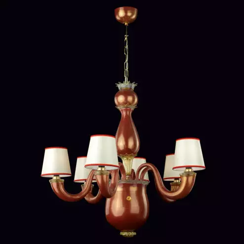 "Messalina" Murano glass chandelier - 6 lights