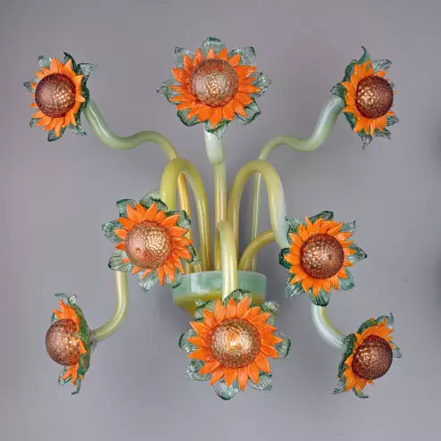"Vincent" Murano glass sconce - 8 lights