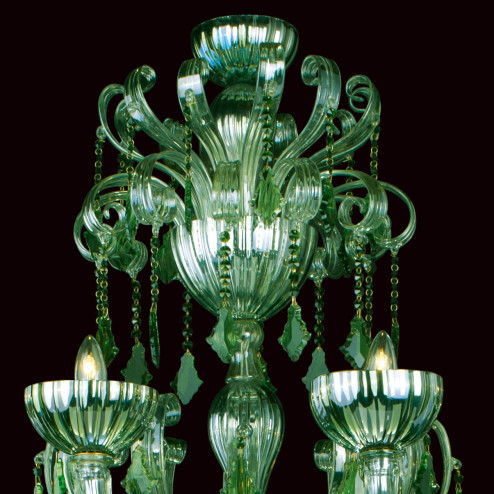 "Malak" Murano glass chandelier - 12 lights