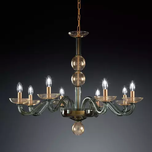 "Tibaldo" Murano glass chandelier