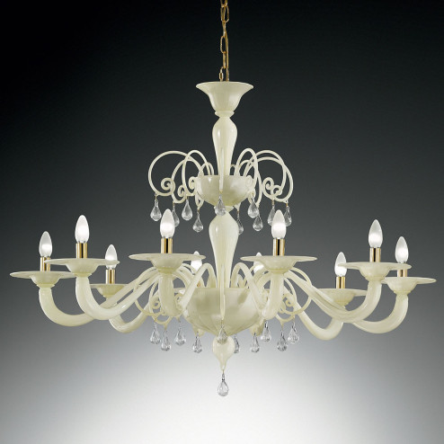 "Gertrude" large Murano glass chandelier