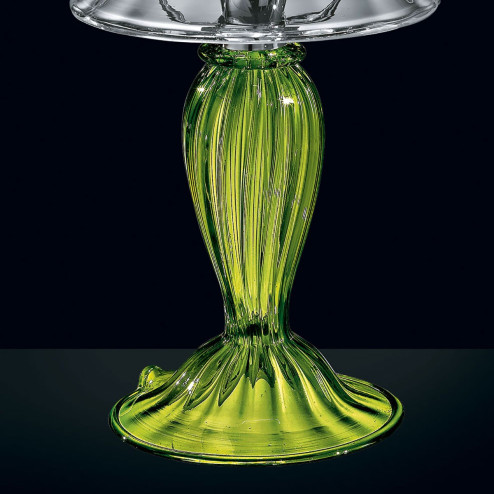 "Andronico" lampe de chevet en verre de Murano - 1 lumière - vert