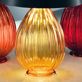 "Fiasca" lampara de sobremesa de Murano - 1 luce - amarillo