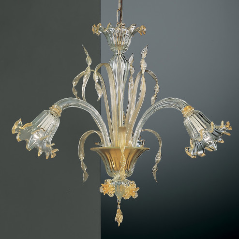 "Mori" small Murano glass chandelier