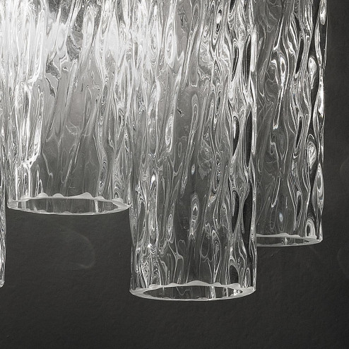 "Tronchi" aplique de pared de Murano - 2 luces - transparente