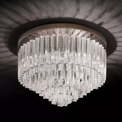 "Esmeralda" Murano glass ceiling light