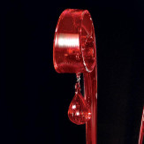 "Stige" aplique de pared de Murano - 1 luce - rojo
