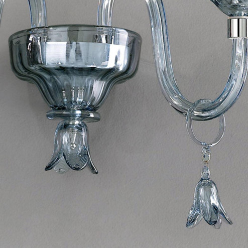 "Pendagli" applique en verre de Murano - 2 lumière - gris