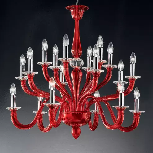 "Leonte" Murano glass chandelier