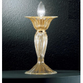"Rodrigo" lampe de chevet en verre de Murano  - 1 lumière - or
