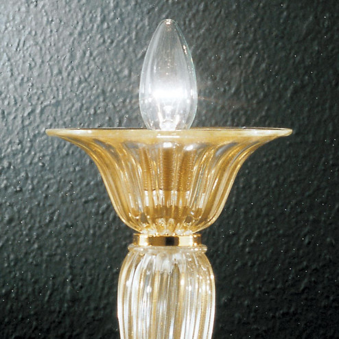 "Rodrigo" lampe de chevet en verre de Murano  - 1 lumière - or