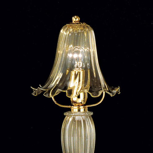 "Giustiniano" Murano glass bedside lamp - 1 light - gold