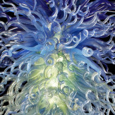 "Demetra" Murano glas Kronleuchter - blau - 