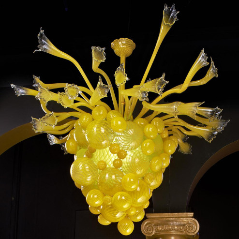 "Plutarco" lustre en cristal de Murano