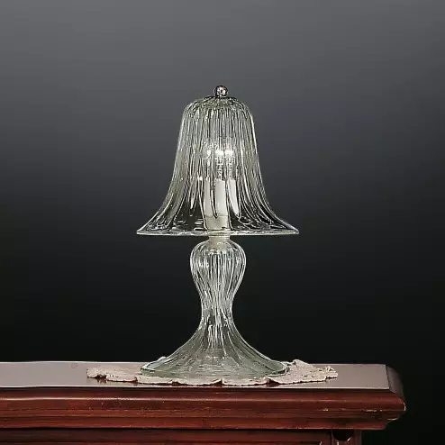 "Rialto" lampara de mesita de noche de cristal de Murano