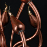 "Ade" lampara de pie de Murano - bronce - 