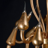 "Ade" lampara de pie de Murano - bronce - 