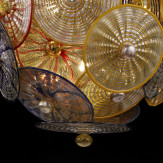 "Vesta" lampara de araña de Murano - multicolor -