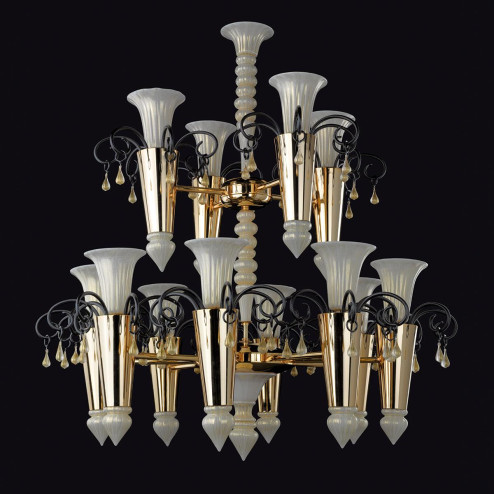 "Perseo" Murano glass chandelier