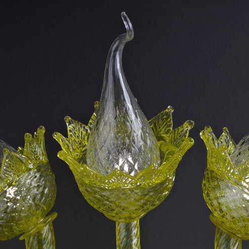"Circe" Murano glass sconce - green -