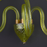 "Circe" applique en verre de Murano - vert -