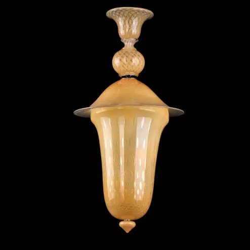 "Filomena" suspension en verre de Murano - or - 