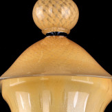 "Filomena" lámpara colgante en cristal de Murano - or -