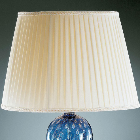 "Imperia" lampara de sobremesa de Murano - azul y oro -