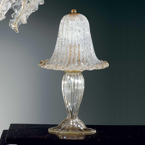 "Elise" lampe de chevet en verre de Murano