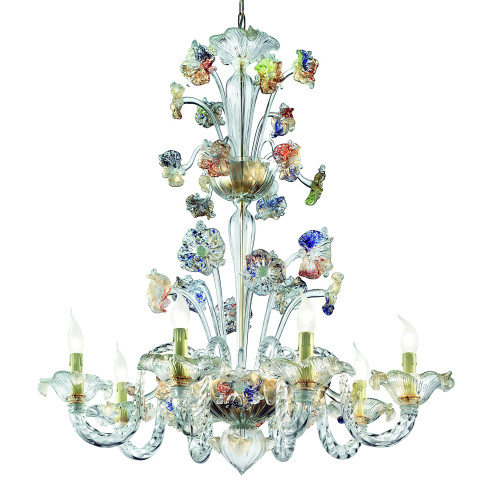 "Tiepolo" Murano glass chandelier