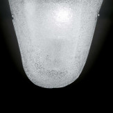 "Dharma" aplique de pared de Murano - 1 luce - transparente