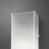 "Helena" aplique de pared de Murano - 1 luce - transparente