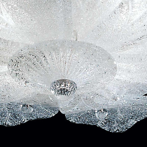 "Lorne" Murano glass ceiling light - 6 lights - transparent
