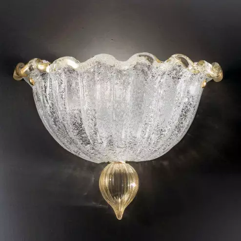 "Conchiglia" applique en verre de Murano