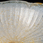 "Evelyne" plafonnier en verre de Murano - 3 lumières - transparent et ambre